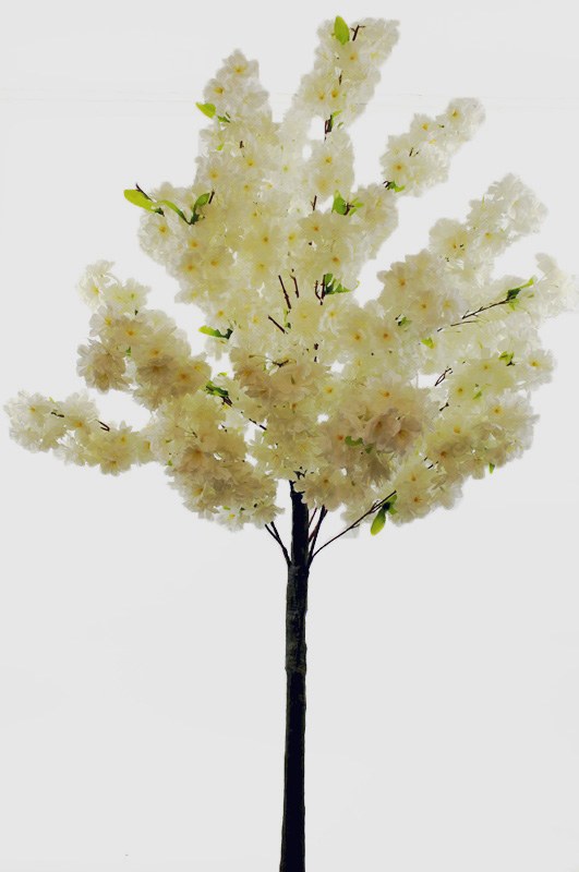 Picture of Artificial Cherry Blossom Tree Ivory 180cm